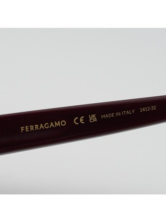 Salvatore Ferragamo SF2068SE 606 Sunglasses Burgundy Butterfly Frame, PurpleLens main image 4